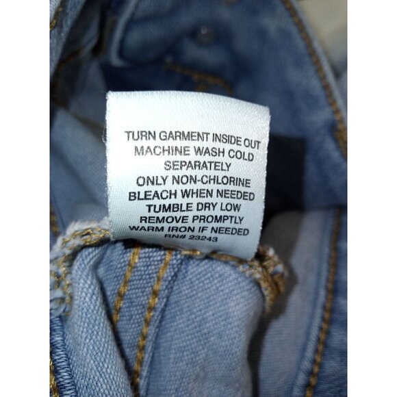 SoHo Jeans Women's Light Blue High-Waisted ankle legging cuffed jeans 6 - Picture 6 of 6